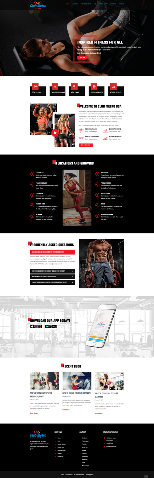 Gym clubmetrousa