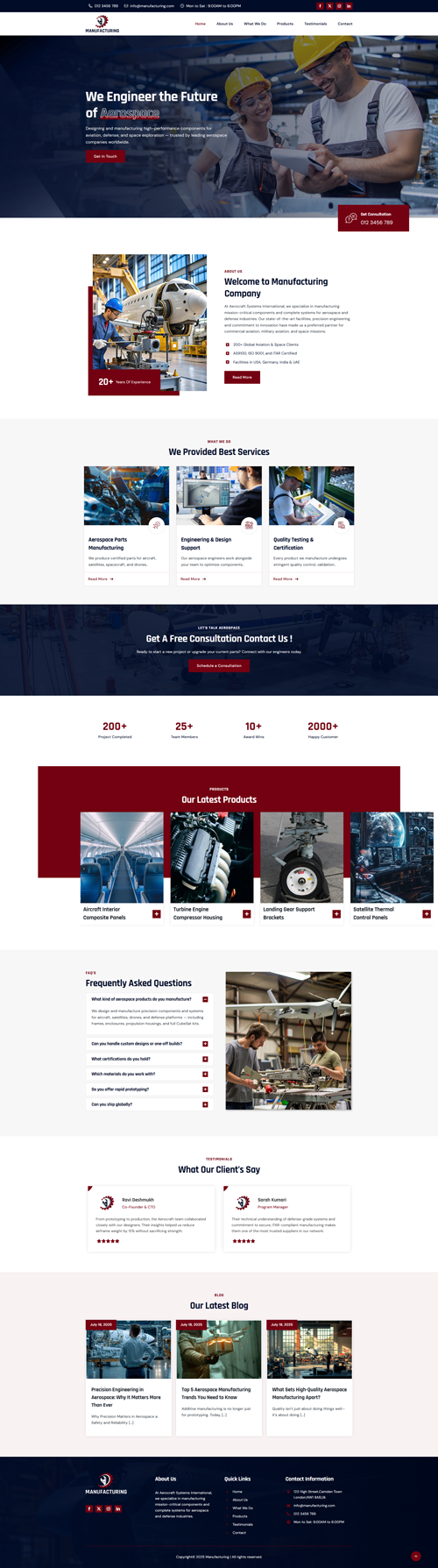 manufacturing